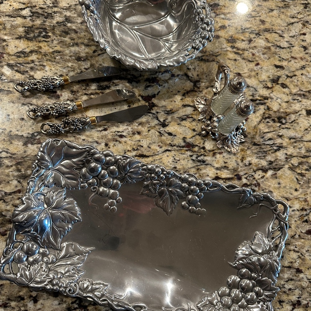 Arthur Court Silver bundle set  1996 1998